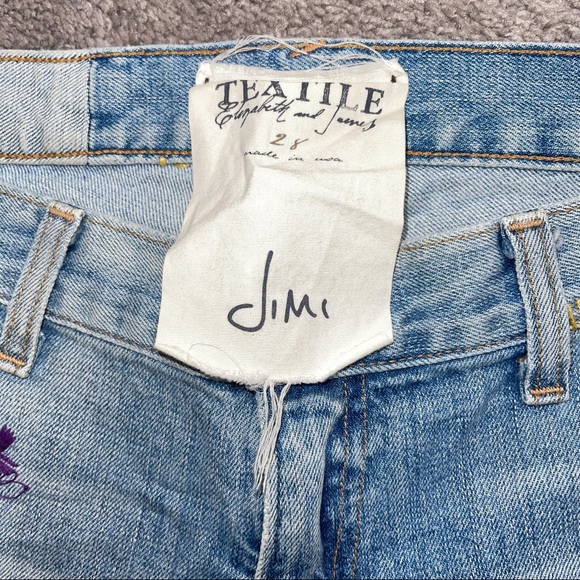 Elizabeth and James Textile Jimi Hendrix Flare Jea - Picture 8 of 13